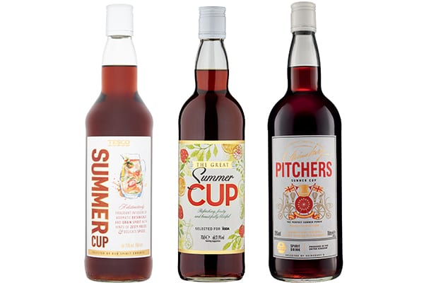 Supermarket summer cup bottles