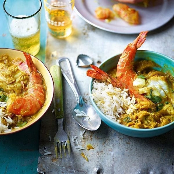 thai yellow fish curry