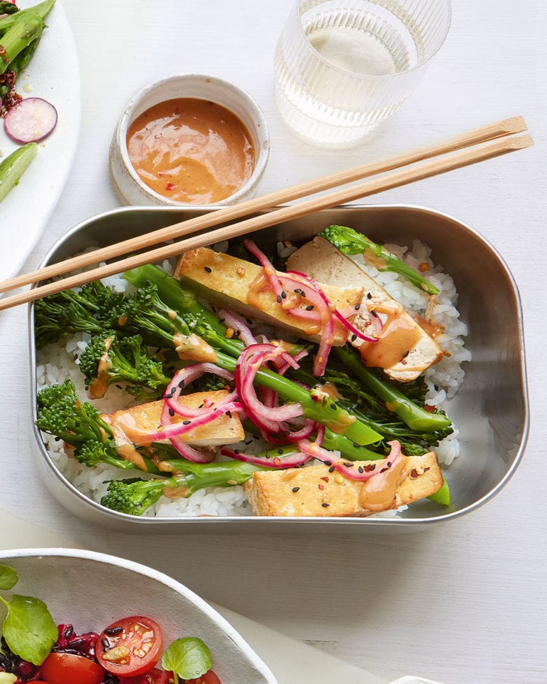 Bang bang tofu salad