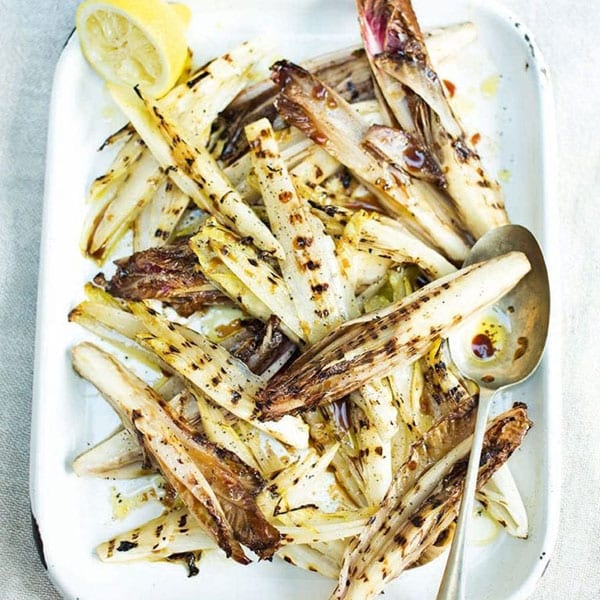 grilled chicory