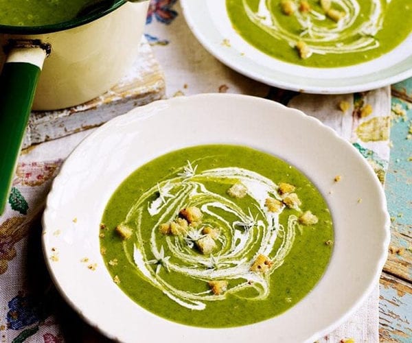 Wild garlic soup
