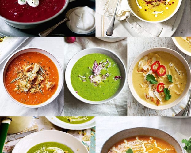 Colourful soups