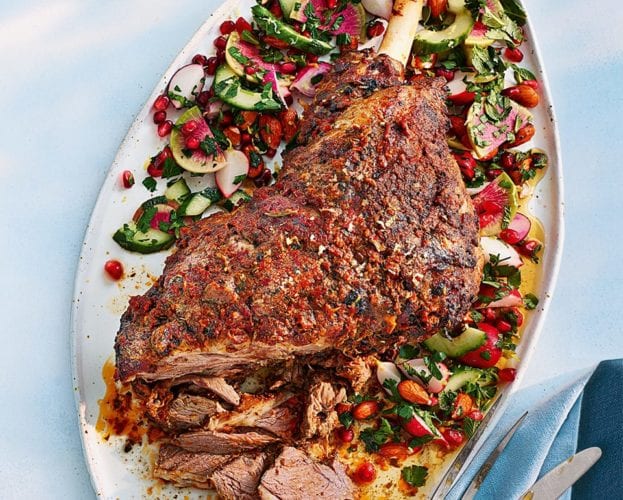 Harissa beef and crispy potatoes