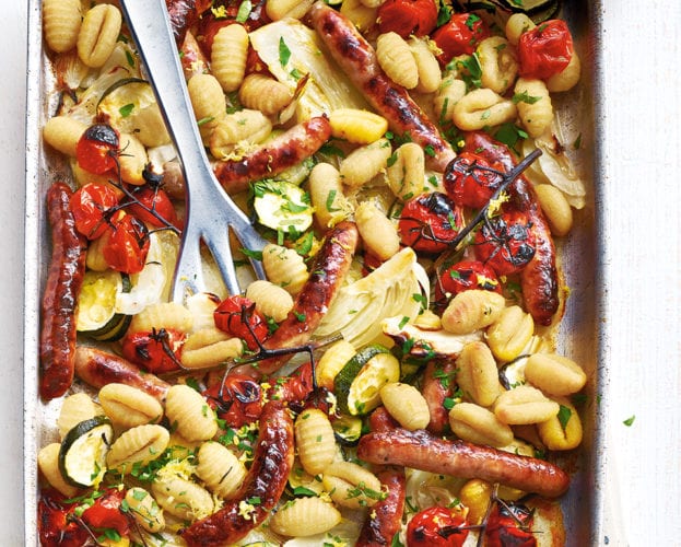 sausage gnocchi bake