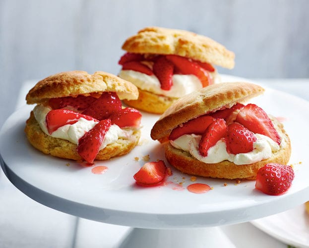 Buttermilk strawberry shortcake