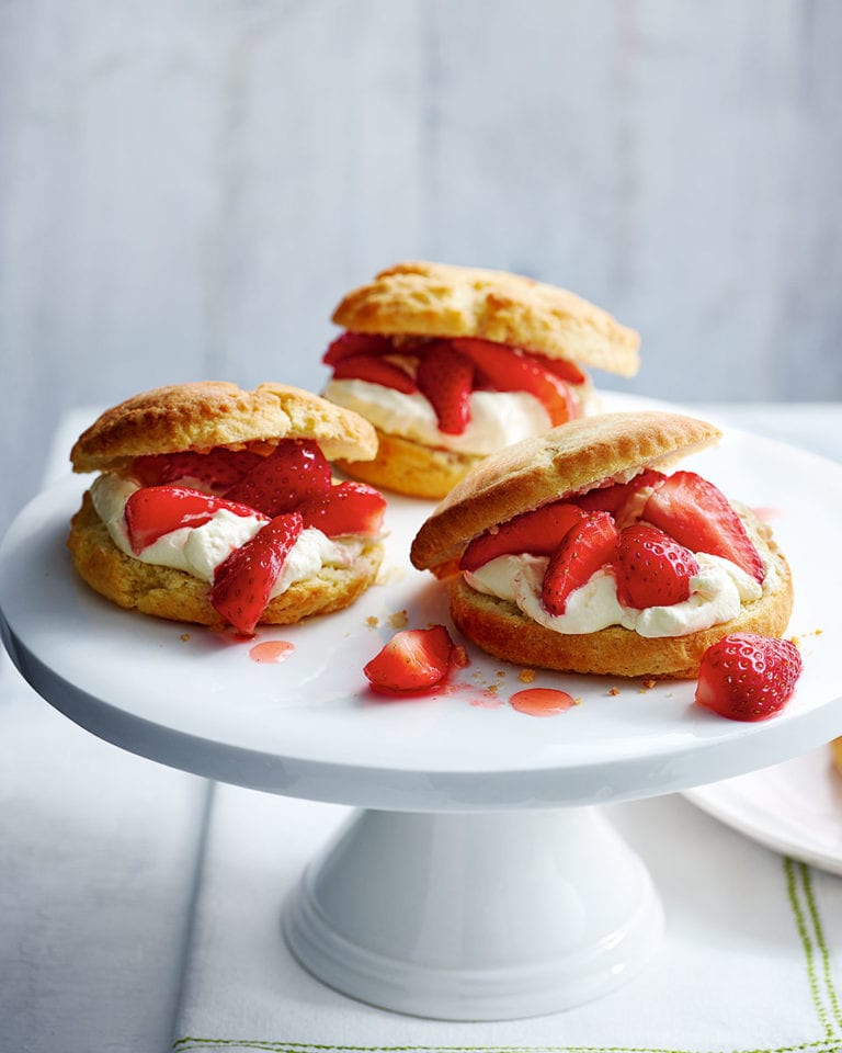 Buttermilk strawberry shortcake