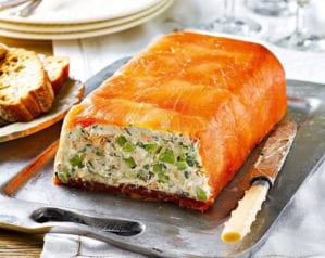 Salmon starter - terrine