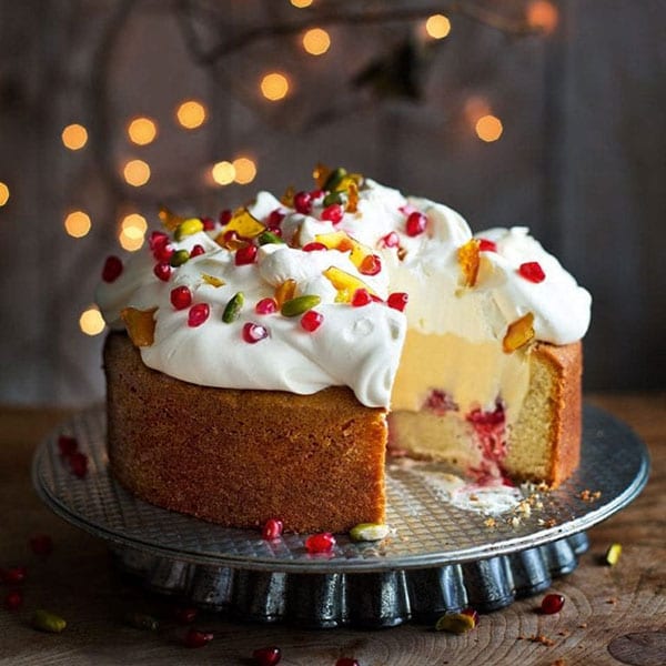 Inside out trifle cake