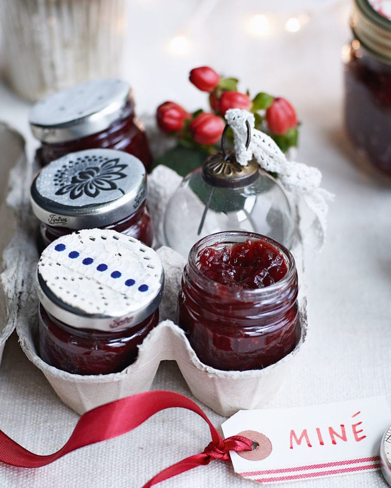 Christmas cranberry jam recipe