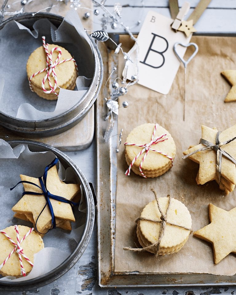 Homemade Christmas shortbread