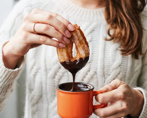 Chilli chocolate churros