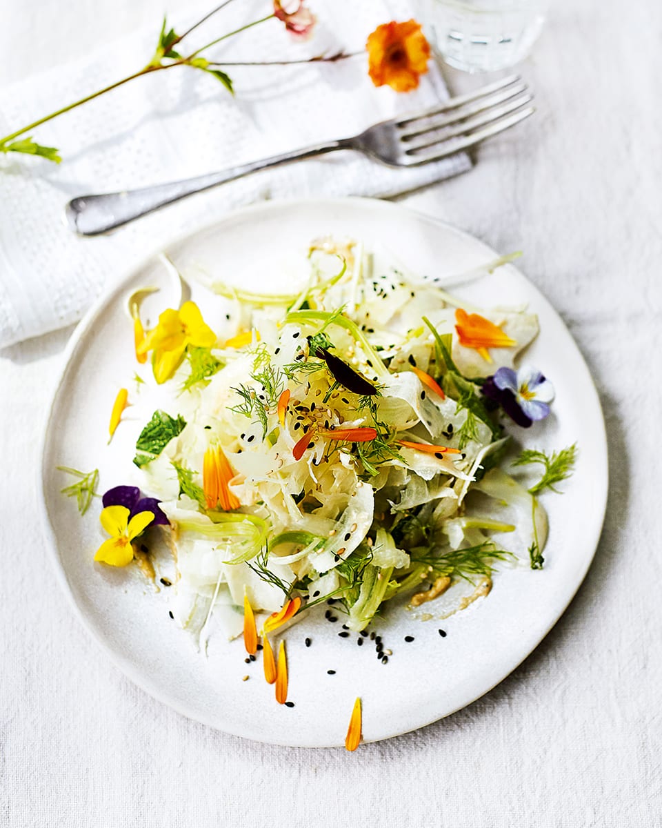 Kohlrabi and fennel salad recipe delicious. magazine
