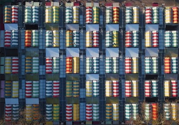 Norwich Market, from above