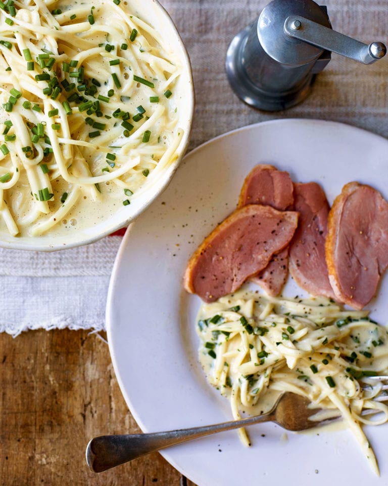 Smoked duck breast with celeriac remoulade