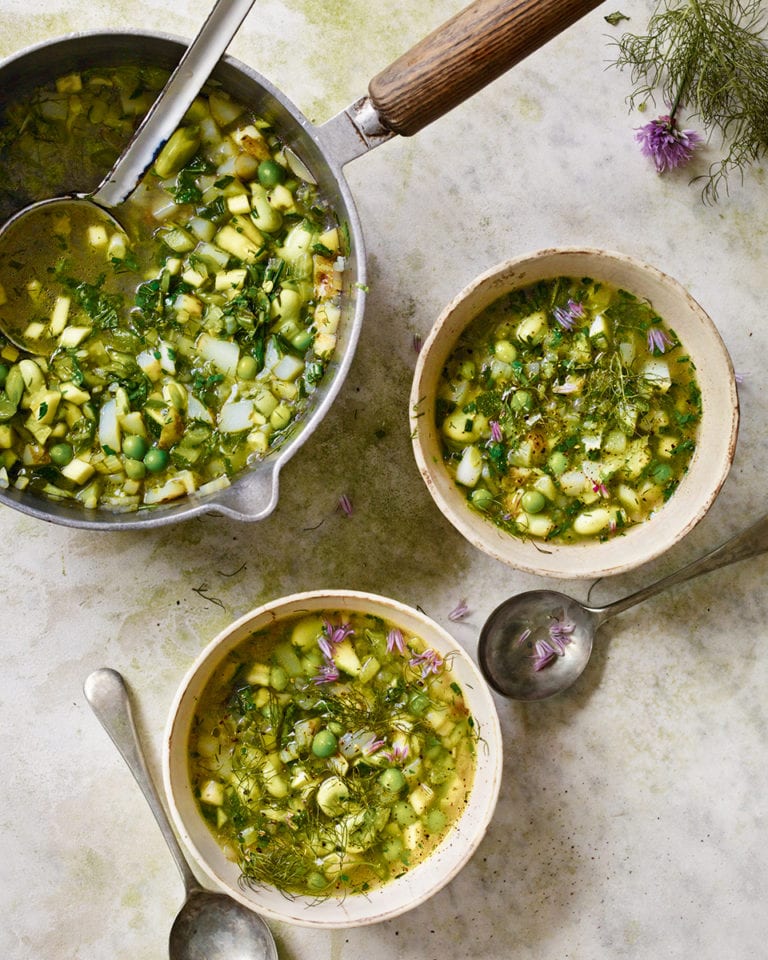 Summer garden soup