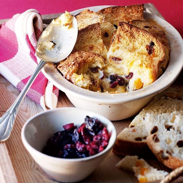 panettone bread and butter pudding