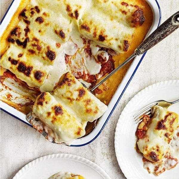 fresh ricotta and spinach crespellini