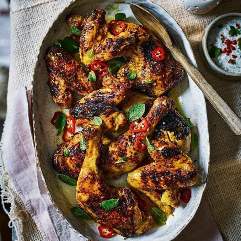 chargrilled chicken tikka