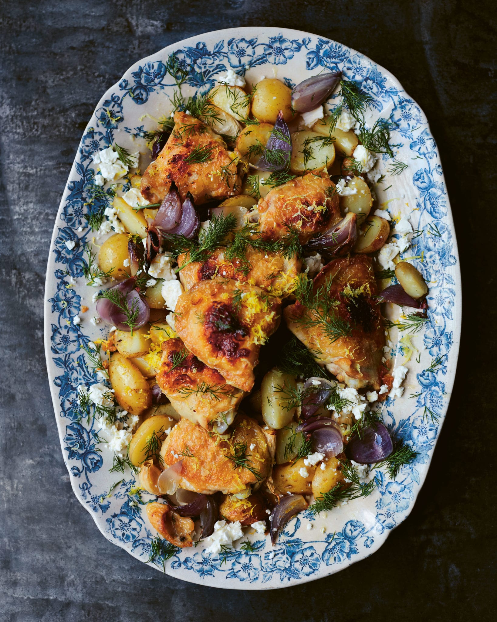 Diana Henry S Chicken Thighs With Feta Cheese And Lemon