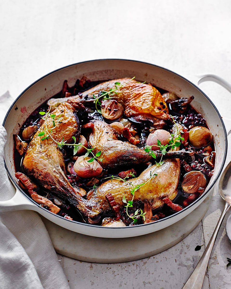 Easy coq au vin recipe delicious. magazine