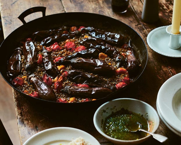 Diana Henry's butter-roast aubergines