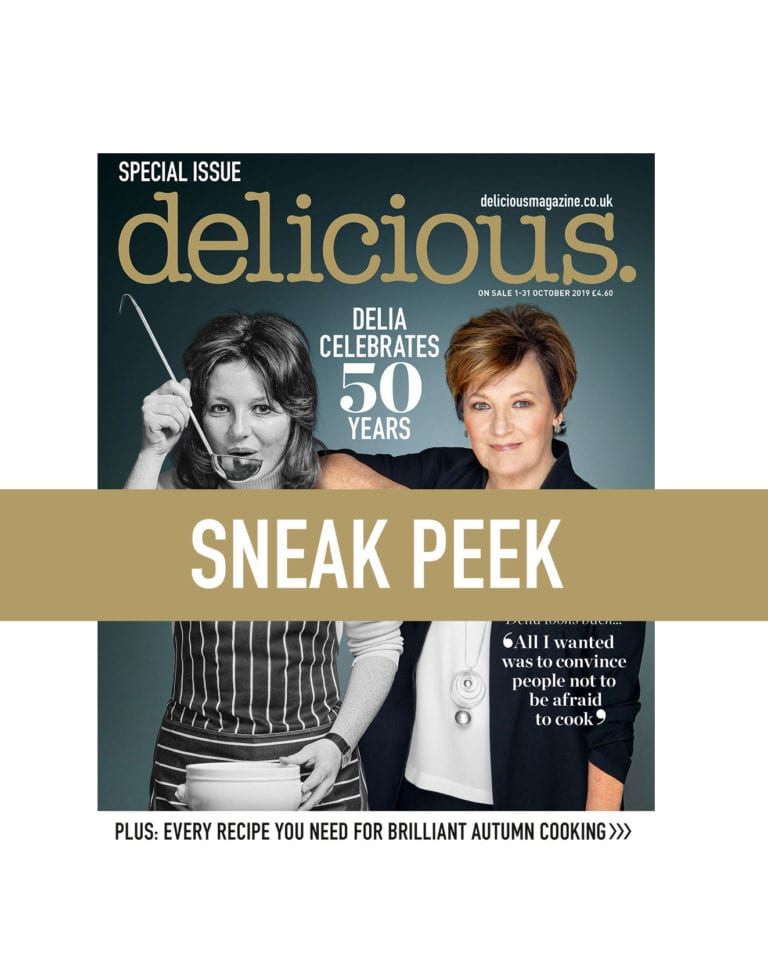 Take a look at who’s on the October cover of delicious. magazine!