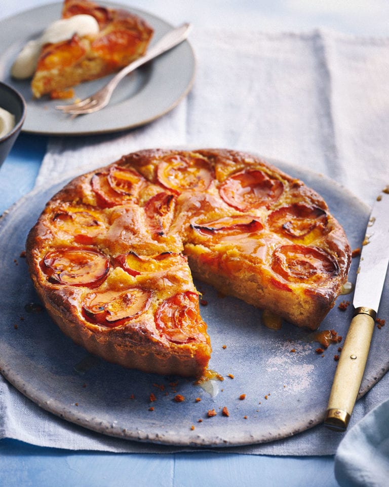 Apricot and almond tart