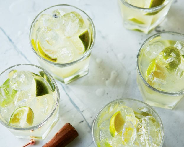 Gin caipirinha