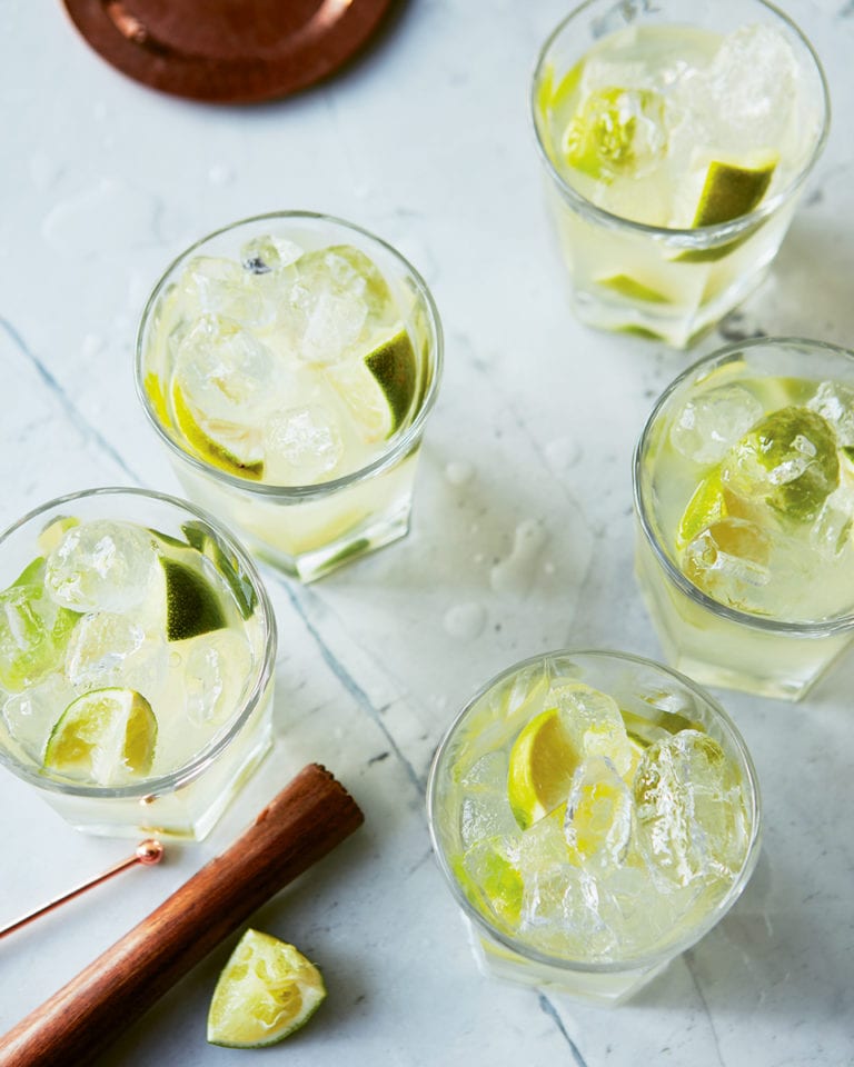 Gin caipirinha