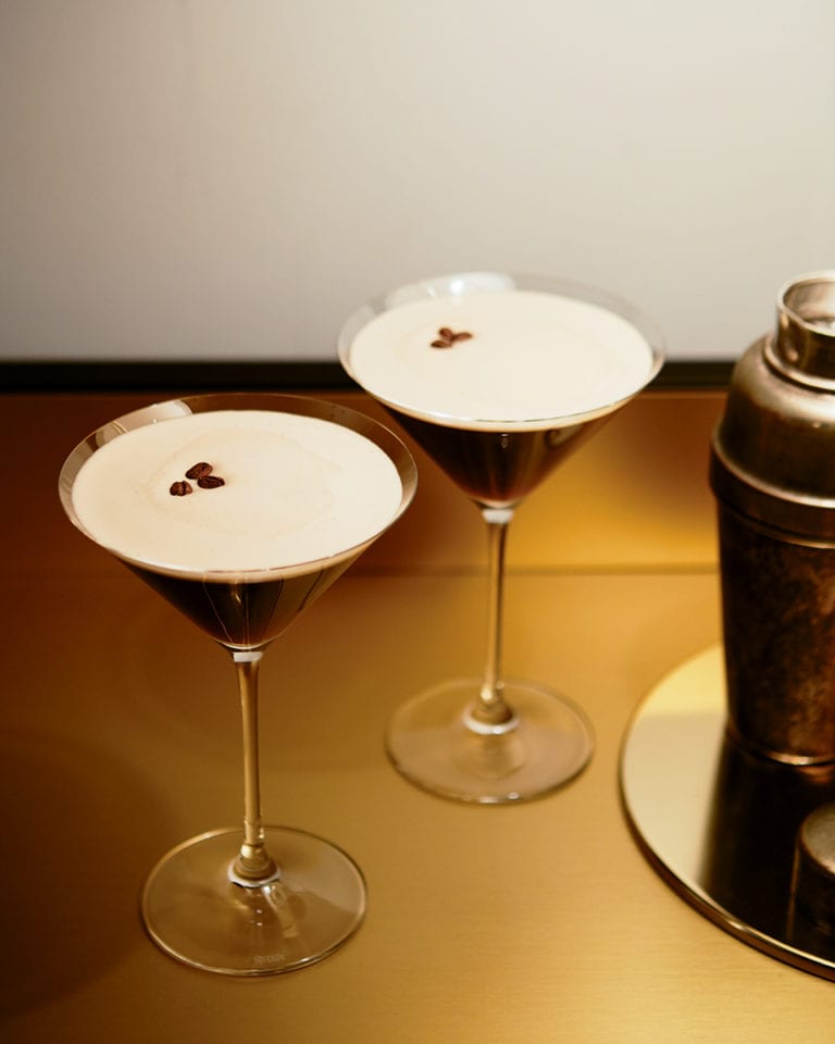 Gin espresso martini