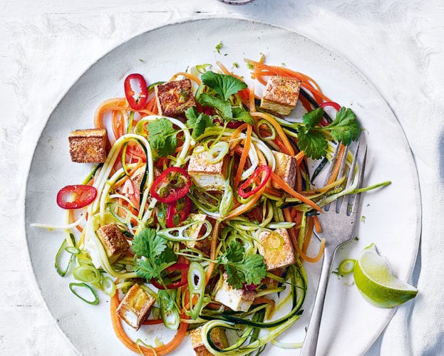 Chilli tofu veg ‘noodles’