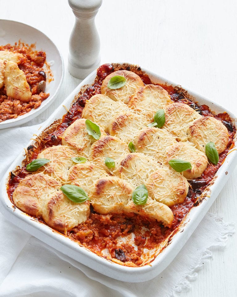 Roman-style gnocchi with sausage ragù