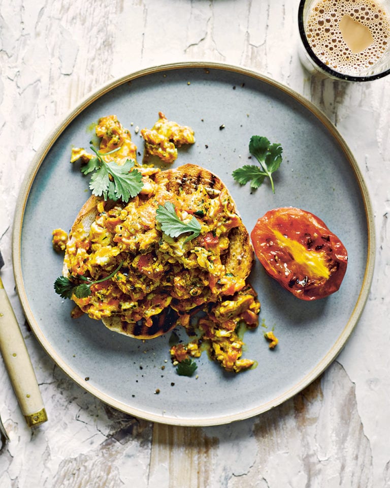 Dishoom’s Akuri (spiced scrambled eggs)