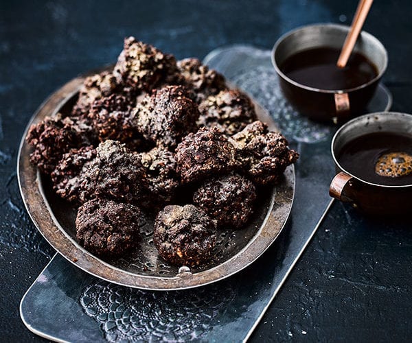 Sugar and spice chocolate rochers