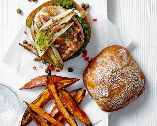 Italian turkey burgers