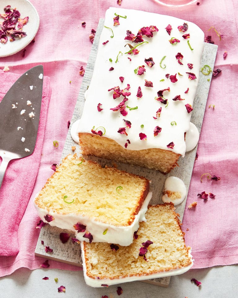 Coconut and cardamom loaf cake