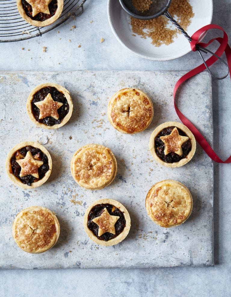 Rich mince pies with homemade mincemeat