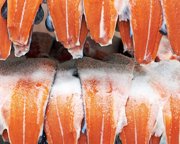 smoked salmon