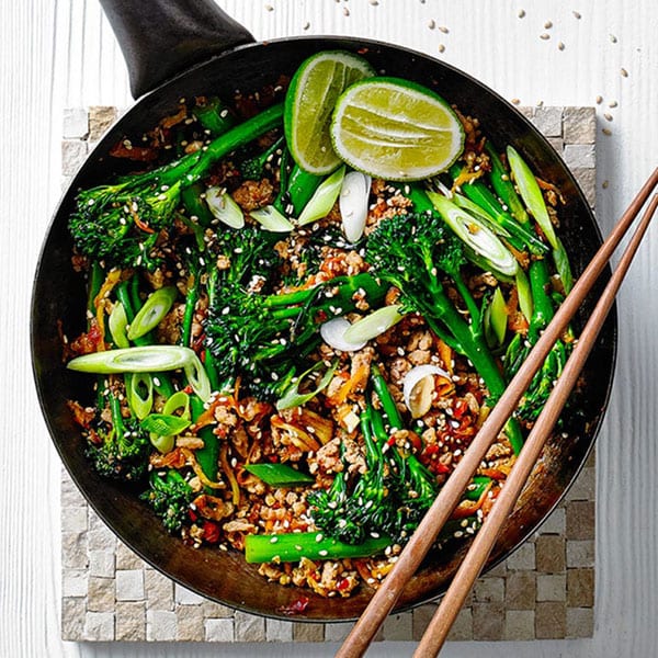 Speedy chilli turkey stir-fry