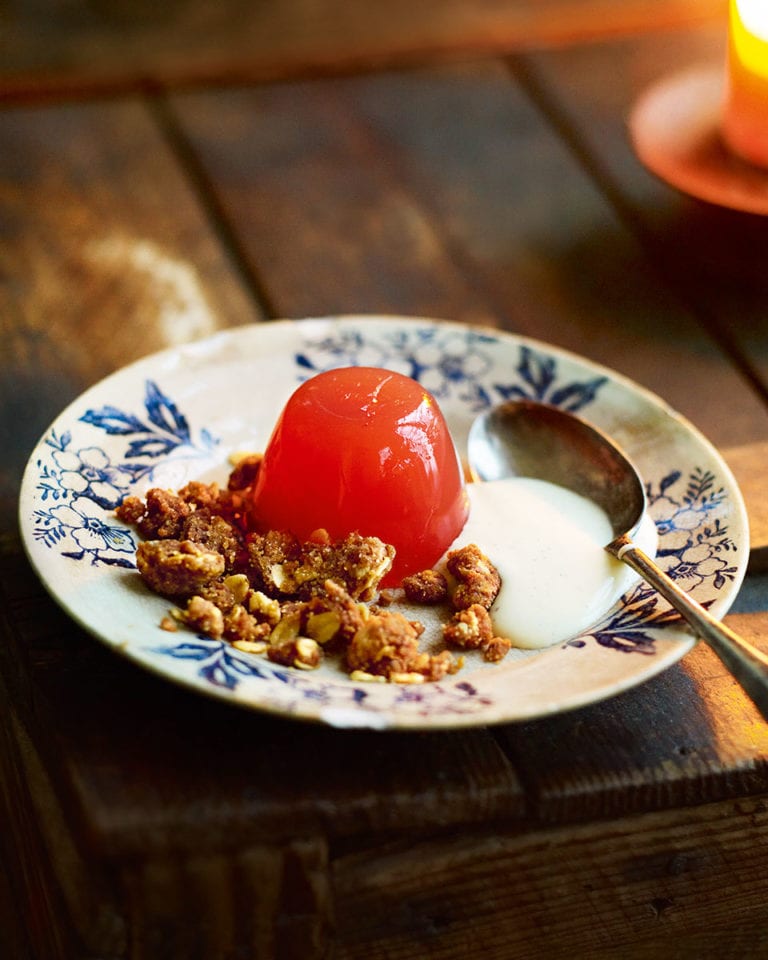 Honey and bay quince jellies