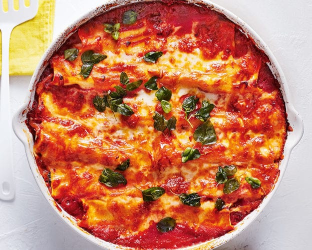 Spinach and ricotta cannelloni