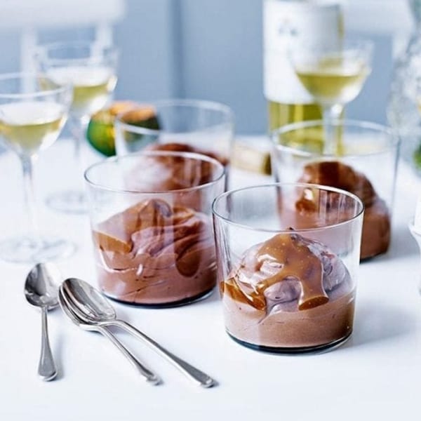 caramel chocolate mousse