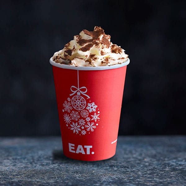 EAT honeycomb hot chocolate