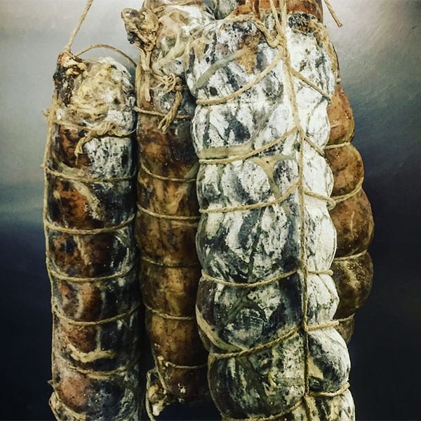 achari spiced salami