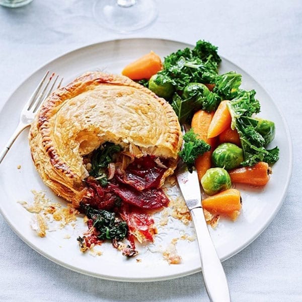 Beetroot pithiviers