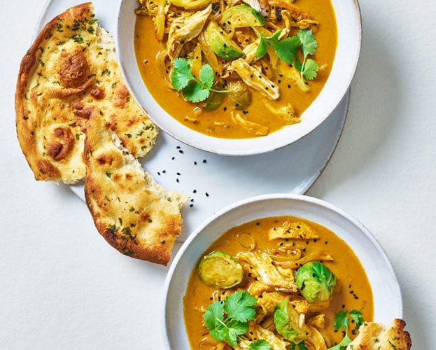 Leftover turkey curry