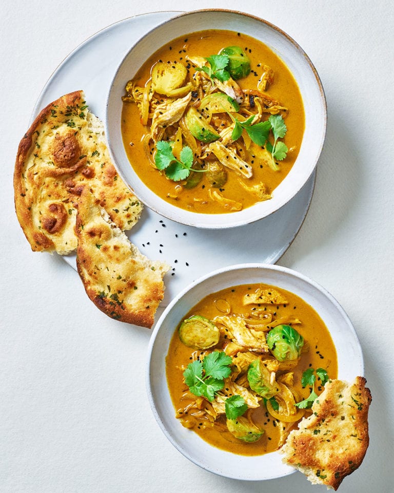 Leftover turkey curry