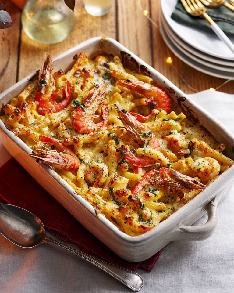 Mac ‘n’ cheese fish pie