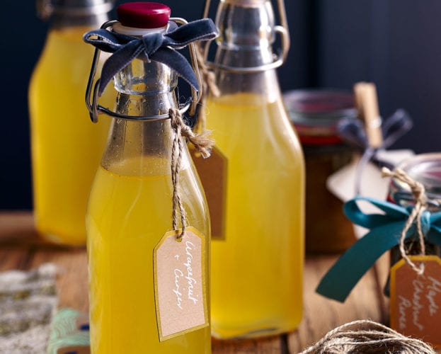 Grapefruit and ginger vodka