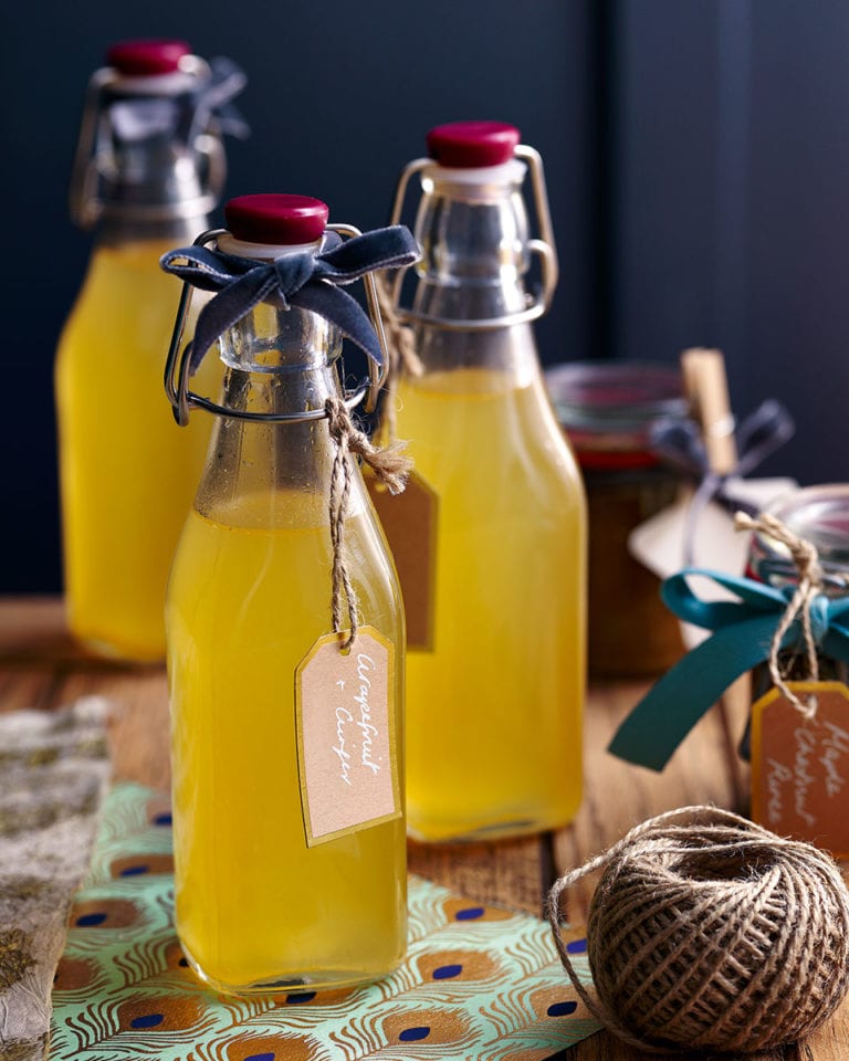 Grapefruit and ginger vodka